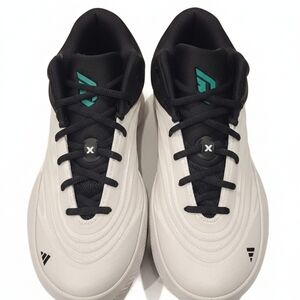 Adidas Mens Dame X Shoes Size 7 Color: Zero Metalic/Core Black/Court Green